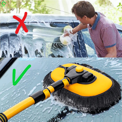 TX Car telescopic type Cleaning car wash brush Long Handle Cleaning Brush Car Cleaning Tools