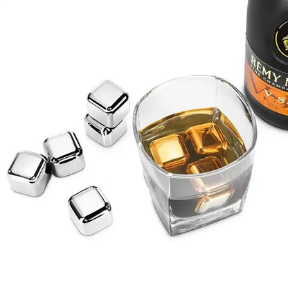 🔥🔥 Whiskey Ice Cube 304 Stainless Steel IceCube for Cola Wine Drinks🔥🔥