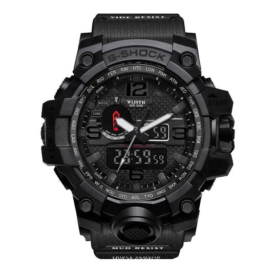 S8012 Analog G Digital Watch Sports Shock Waterproof Luminous Alarm Cheap Black watch men 9 buyers