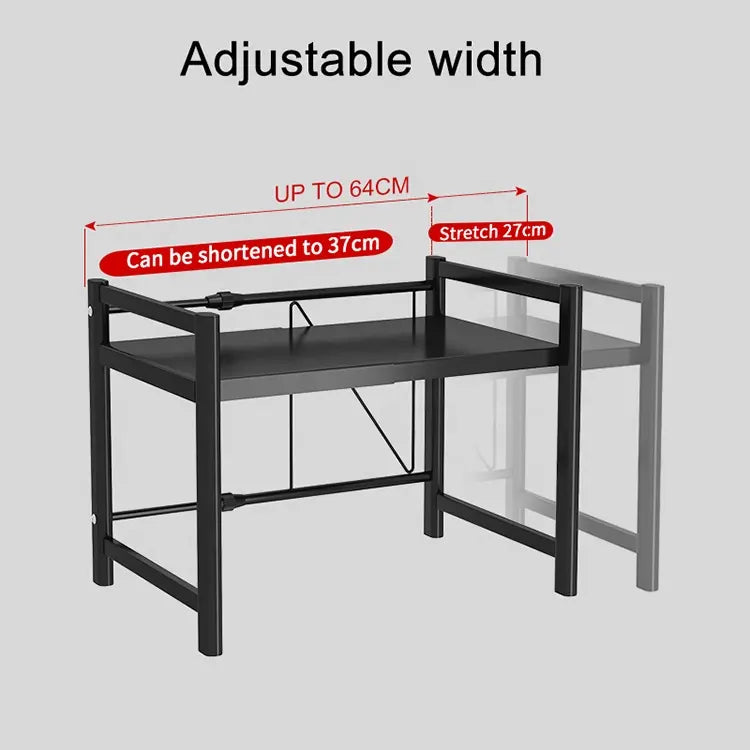 Extendable Microwave Storage Rack