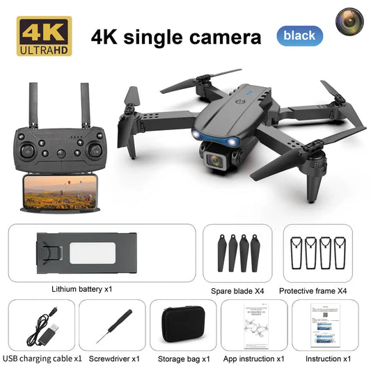 Drones With 4K Camera And GPS Rc Hobby Radio Control App Controlled Toys Tumbling Guadcopter