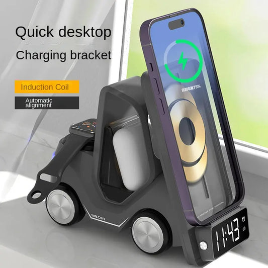 Universal multifunction qi 3in magnetic 1 wireless induction charger