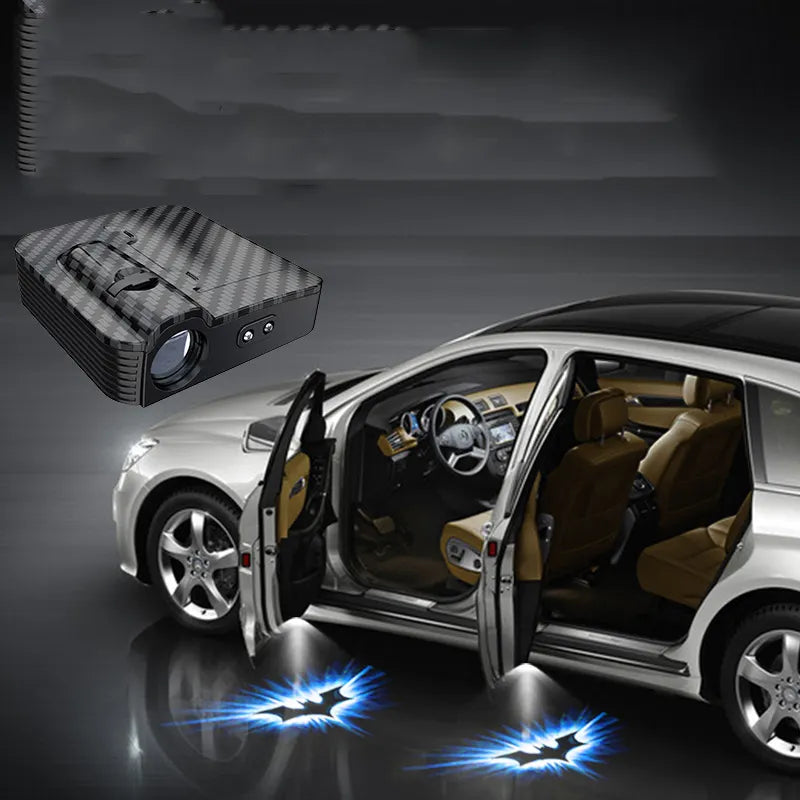 Auto Led lights system 3D Ghost Shadow Laser Projector Shadow Lamp 12V ...