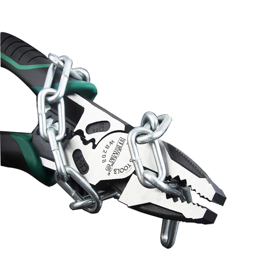 Labor-saving, industrial-grade multi-function wire pliers