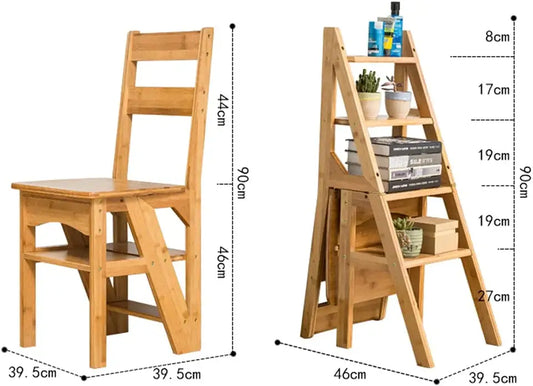 Multifunction Foldable Chair Ladder