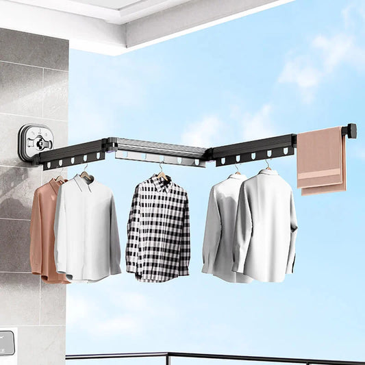 🔥🔥🔥Suction Wall Mount Folding Clothes Drying Rack🔥🔥🔥