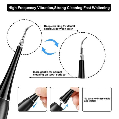 Mega Sale 48% OFF Best gift for family and friends - Electric Ultrasonic tooth cleaner